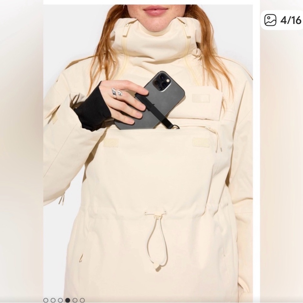 Halfdays Oatmilk Ski Jacket